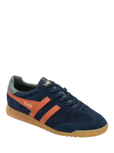 Gola Classics Men's Torpedo Trainers, Navy/Moody Orange - view 2, Navy/Moody Orange