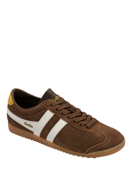 Gola Classics Bullet Suede Trainers, Brown - view 2, Brown