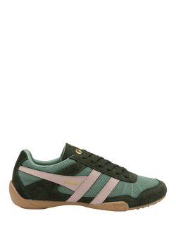 Gola Cascade Lace-Up Trainers, Green, Green