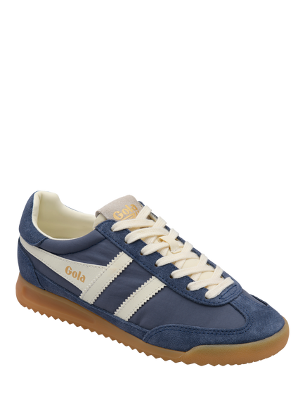Gola Classics Firefly Lace Up Trainers, Moonlight/Off White - view 2, Moonlight/Off White