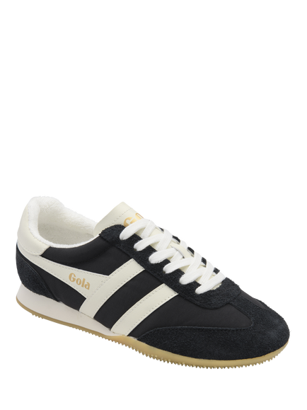 Gola Classics Sprinter Lace Up Trainers, Black/Off White - view 2, Black/Off White