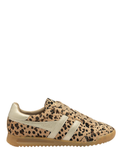 Gola Classics Torpedo Safari Leather Trainers, Leopard, Leopard