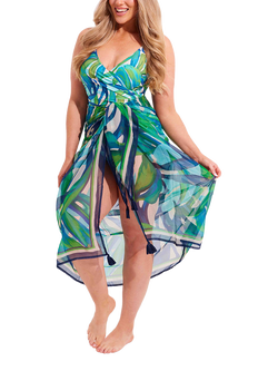 Seaspray St Lucia Pareo, Green/Multi, Green/Multi