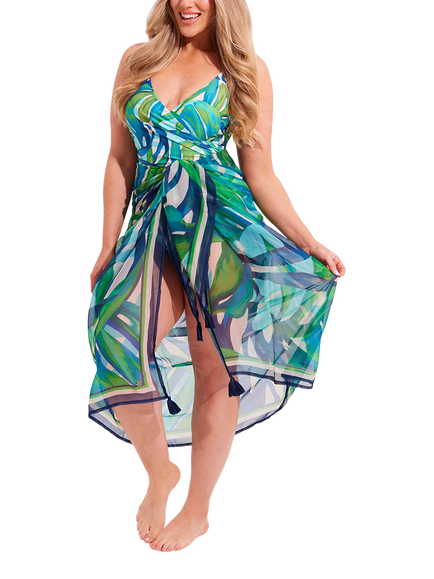 Seaspray St Lucia Pareo, Green/Multi, Green/Multi