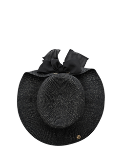 Seaspray Juliet Sun Hat, Natural, Black
