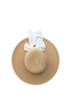 Seaspray Grace Sun Hat, Natural/White, Natural/White