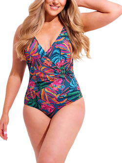 Seaspray Rio Mock Wrap Swimsuit, Multi, Multi