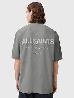 AllSaints Underground T-Shirt - view 2, Grey