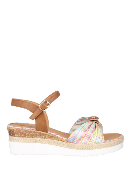 WESTLAND by Josef Seibel Espi 01 Wedge Heel Strappy Sandals, Multi, Multi