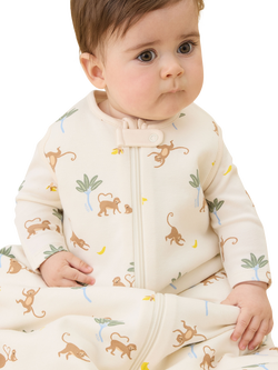 MORI Baby 1.5 TOG Sleeping Bag, Monkey Print - view 2, Monkey Print