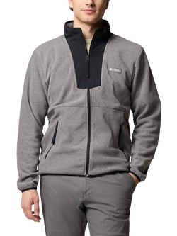 Columbia Sequoia Grove Zip Front Fleece Jacket, City Grey Heather