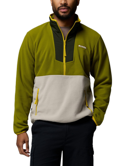 Columbia Sequoia Grove Half Zip Fleece, Mossy Green/Multi