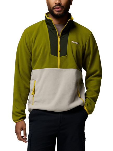 Columbia Sequoia Grove Half Zip Fleece, Mossy Green/Multi