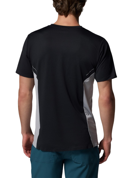 Columbia Three Pitch Regular Fit Short Sleeve Logo T-Shirt - view 2, Black