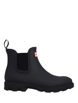 Hunter Downpour Chelsea Boots, Black