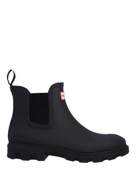 Hunter Downpour Chelsea Boots, Black