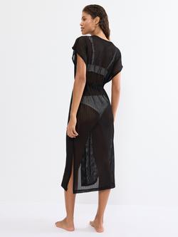 Triumph Crochet Kimono, Black - view 2, Black