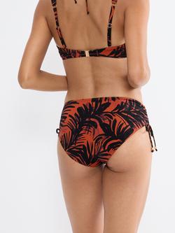 Triumph Summer Palm Midi Bikini Bottoms, Dark Brown - view 2, Dark Brown