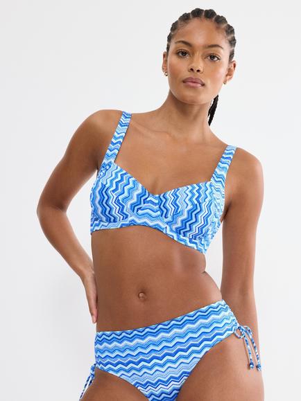 Triumph Mix & Match Summer Underwired Bikini Top, Light Blue, Light Blue