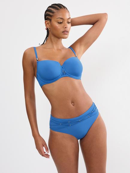 Triumph Palina Love by the Sea Underwired Bikini Top, Very Blue
