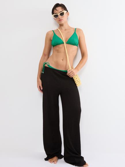 Triumph Summer Sunset Triangle Bikini Top, Palm Green - view 2, Palm Green