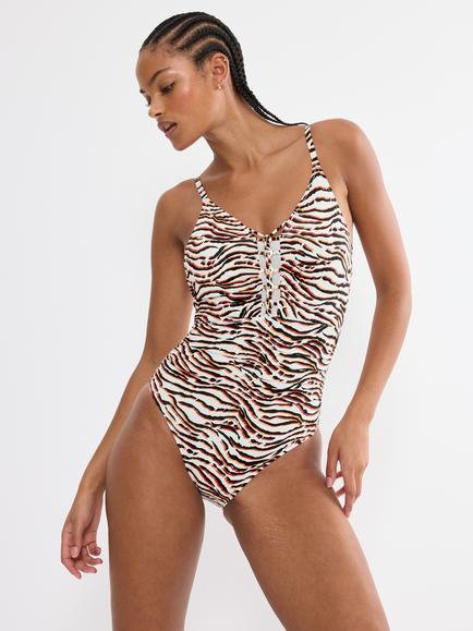 Triumph Summer Wild Swimsuit, White/Multi, White/Multi