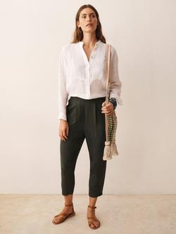 NRBY X BOYD Nicole Pure Silk Parachute Trousers, Khaki, Khaki