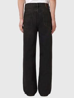 AllSaints Lenny Mid Rise Wide Leg Jeans, Brown - view 2, Brown