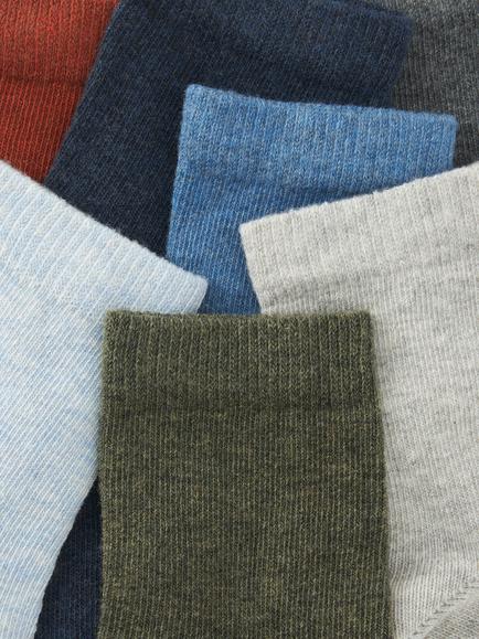 7PK MARL SOCK - view 2, Multi
