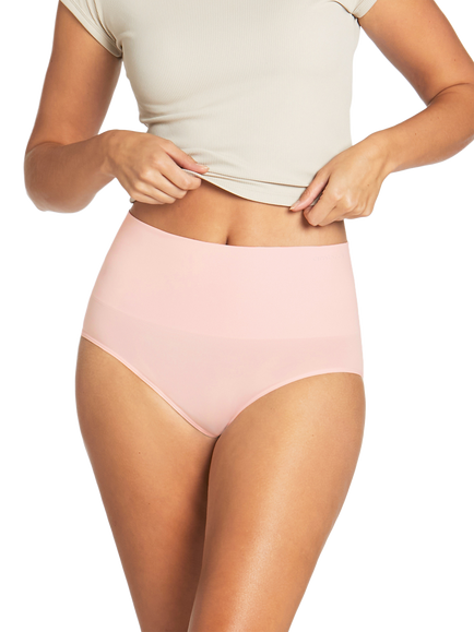 Ambra Seamless Smoothies Light Control Full Briefs, Pack of 2, Indigo/Pink - view 2, Indigo/Pink