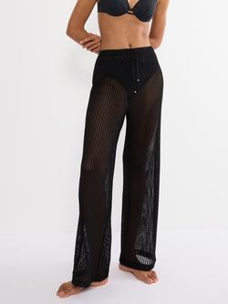 Triumph MyWear Crochet Beach Trousers, Black
