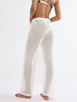 Triumph MyWear Crochet Beach Trousers - view 2, Silk White