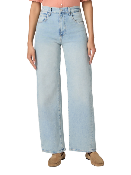 PAIGE Arellia High Rise Barrel Leg Jeans - view 2, Mar Vista