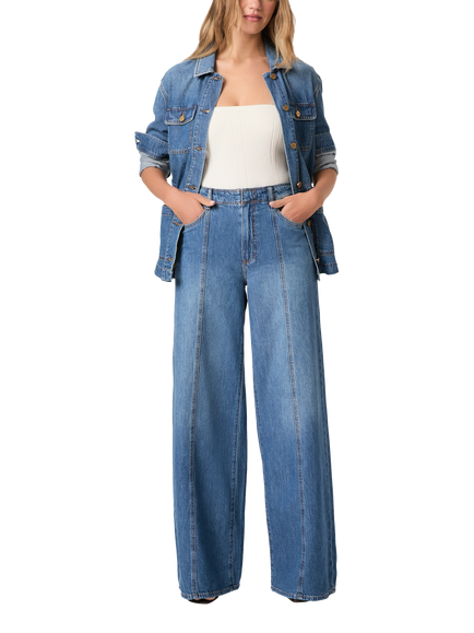 PAIGE Cameron High Rise Wide Leg Jeans, La Verne, La Verne