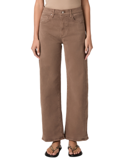 PAIGE Arellia Skimmer High Rise Barrel Leg Jeans, Vintage Canewood - view 2, Vintage Canewood