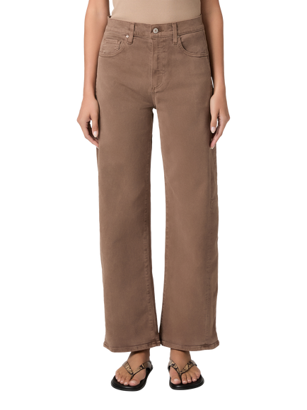 PAIGE Arellia Skimmer High Rise Barrel Leg Jeans, Vintage Canewood - view 2, Vintage Canewood