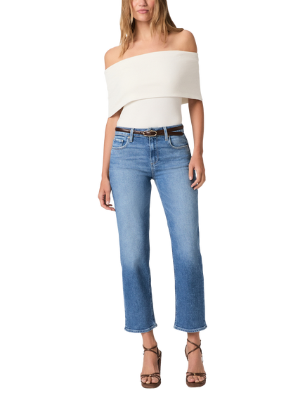 PAIGE Mason Bootcut Cropped Jeans, Eames