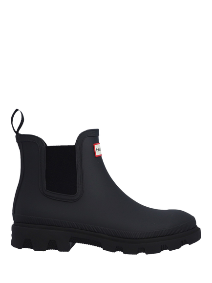 Hunter Downpour Chelsea Boots, Black