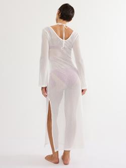 Triumph Beach MyWear Crochet Maxi Dress, Silk White - view 2, Silk White
