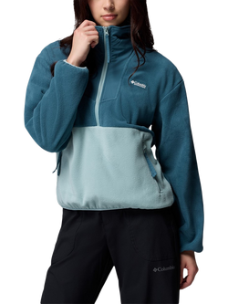 Columbia Sequoia Grove 1/2 Zip Fleece, Everblue/Crushed Blue, Everblue/Crushed Blue