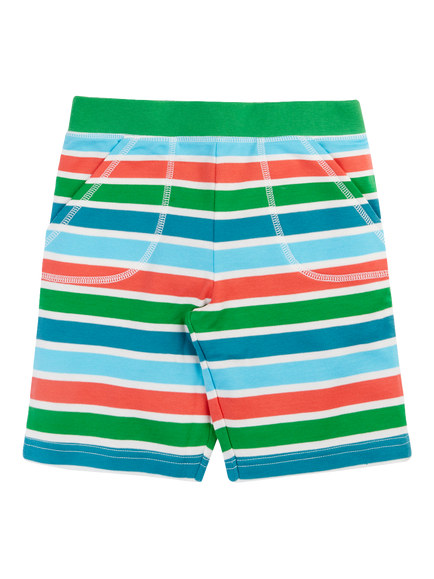 Frugi Kids' Sunny Striped Shorts, Summer Breton, Summer Breton