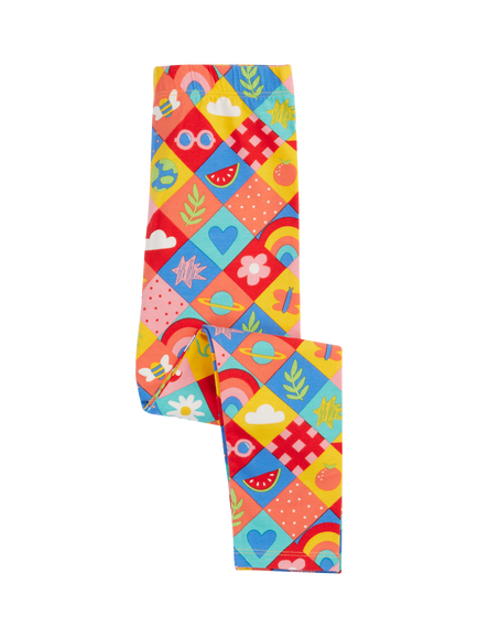 Frugi Kids' Libby Printed Leggings, Favourite Things, Favourite Things