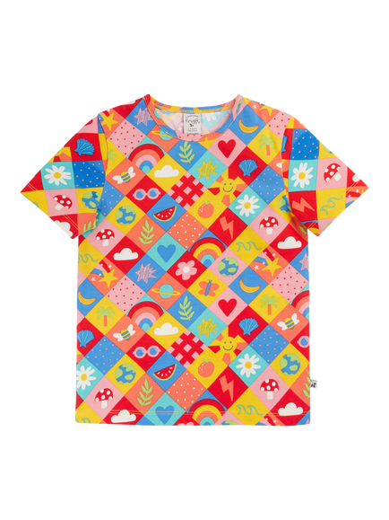 Frugi Kids' Bryher Summer Cotton T-Shirt, Favourite Things, Favourite Things