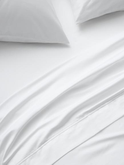 John Lewis Egyptian Cotton Sateen 800 Thread Count Flat Sheet, White