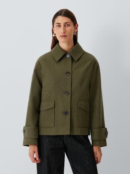 John Lewis City Coat, Khaki, Khaki