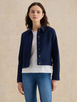 Hobbs Selbourne Boxy Jacket, Navy