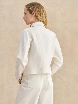 Hobbs Selbourne Boxy Jacket - view 2, Milky White