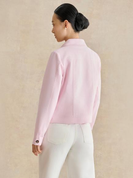 Hobbs Selbourne Boxy Jacket - view 2, Wisteria Pink