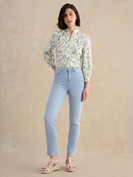 Hobbs Macy Slim Leg Jeans, Light Wash, Light Wash