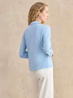 Hobbs Zariah Slub Shirt - view 2, Maya Blue
